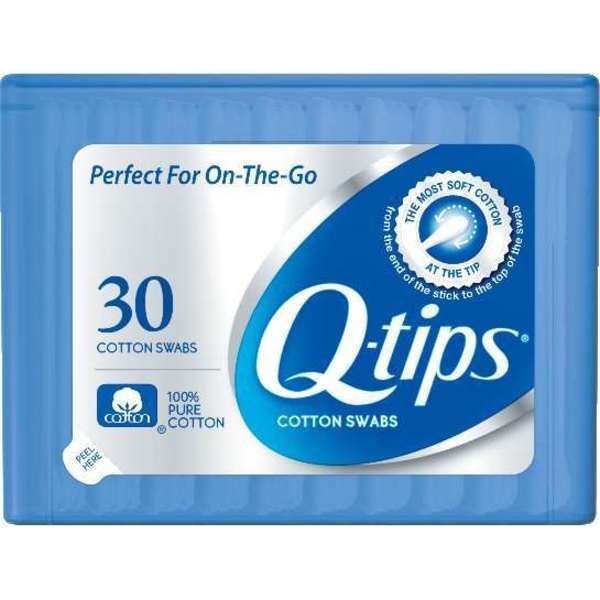 Q-Tips Q-Tips Cotton Swab Purse Pack 30 Count, PK36 22127